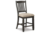 Tyler Creek Black/Grayish Brown Counter Height Dining Table and 4 Barstools with Server from Ashley Furniture - Luna Furniture
