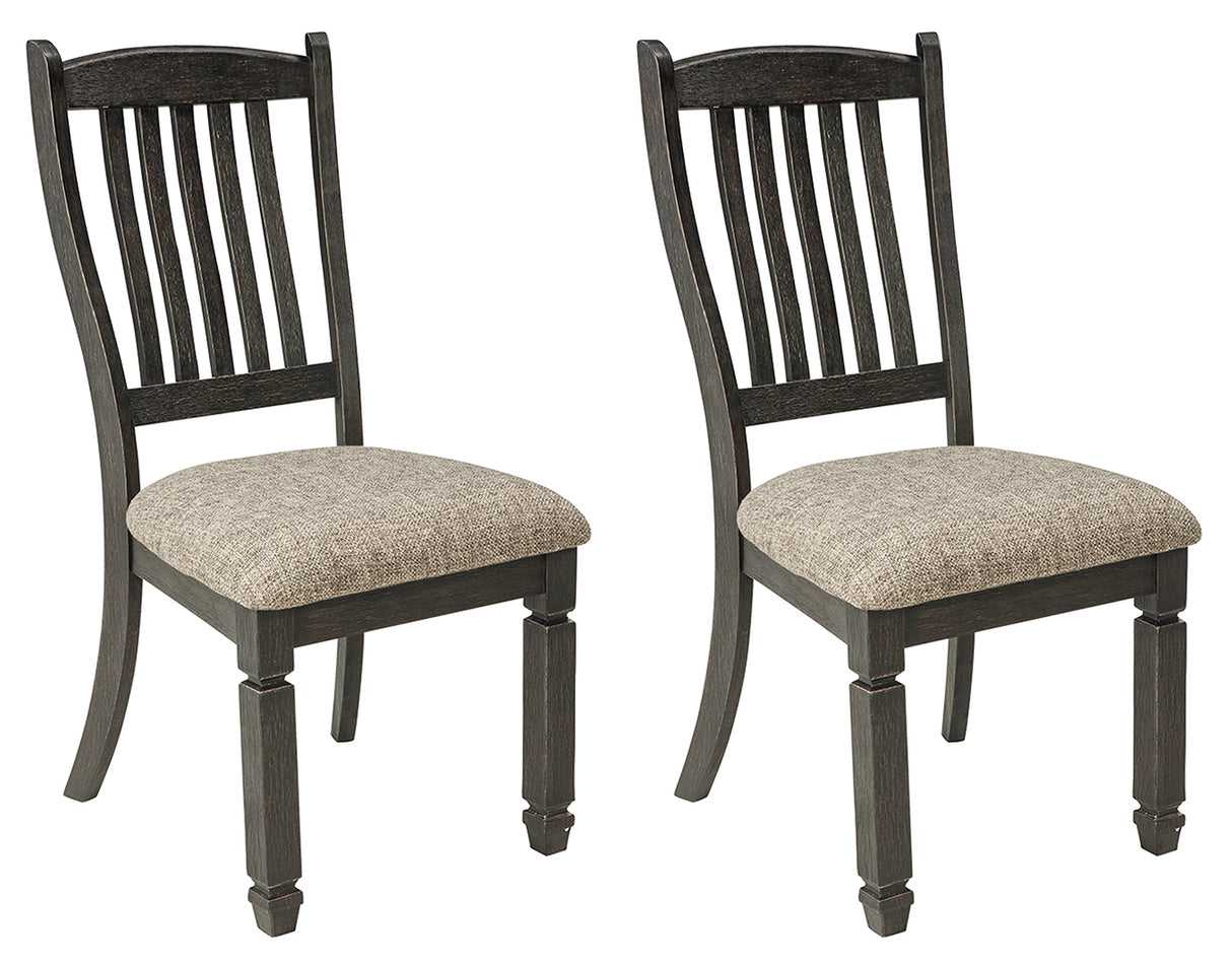 Tyler Creek Black/Grayish Brown Dining Chair, Set of 2 from Ashley - Luna Furniture