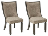 Tyler Creek Black/Grayish Brown Dining Chair, Set of 2 from Ashley - Luna Furniture