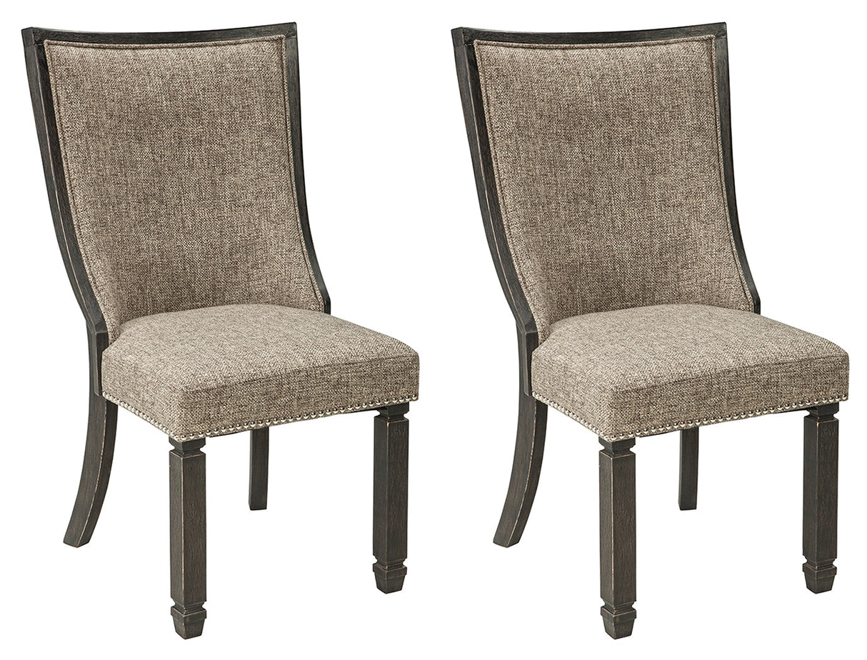 Tyler Creek Black/Grayish Brown Dining Chair, Set of 2 from Ashley - Luna Furniture
