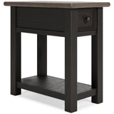 Tyler Creek Coffee Table with 2 End Tables in Grayish Brown/Black from Ashley - Luna Furniture