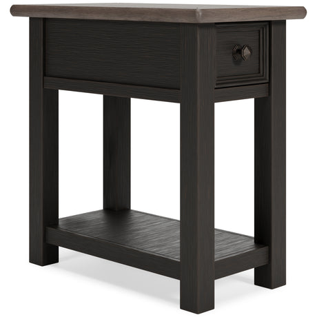 Tyler Creek Coffee Table with 2 End Tables in Grayish Brown/Black from Ashley - Luna Furniture