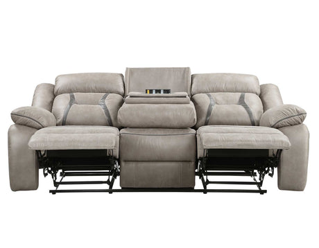 Tyson Gray 3-Piece Reclining Living Room Set from Steve Silver - Luna Furniture