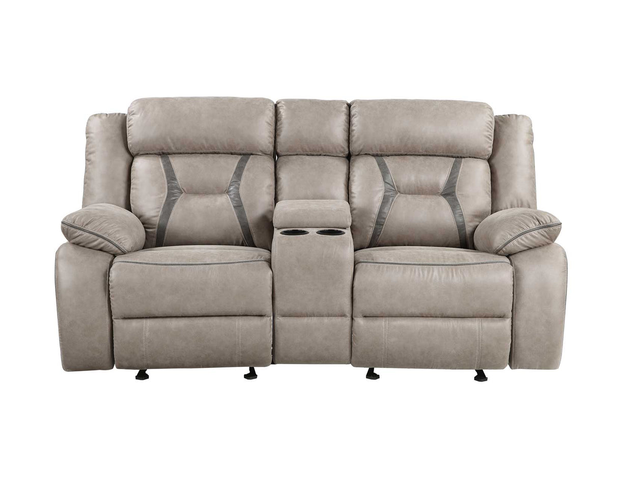 Tyson Gray 3-Piece Reclining Living Room Set from Steve Silver - Luna Furniture