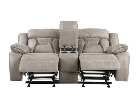 Tyson Gray 3-Piece Reclining Living Room Set from Steve Silver - Luna Furniture