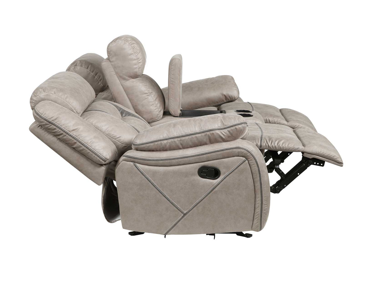Tyson Gray 3-Piece Reclining Living Room Set from Steve Silver - Luna Furniture