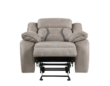 Tyson Gray 3-Piece Reclining Living Room Set from Steve Silver - Luna Furniture