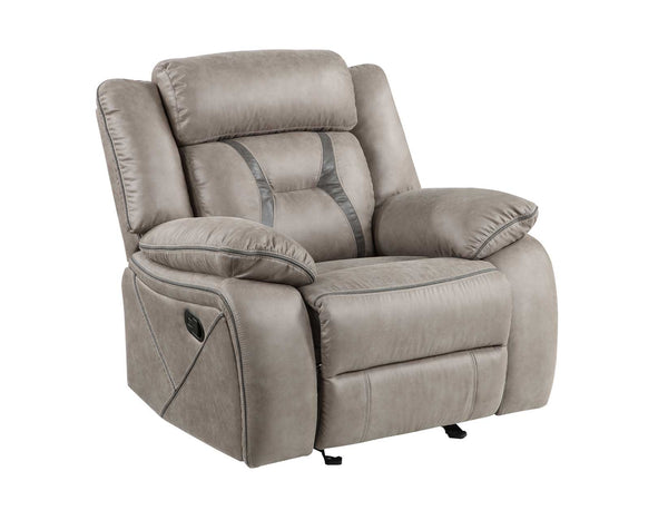 Tyson Gray Glider Recliner Chair