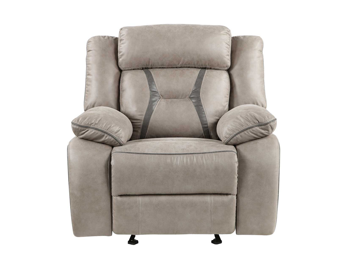 Tyson Gray Glider Recliner Chair from Steve Silver - Luna Furniture