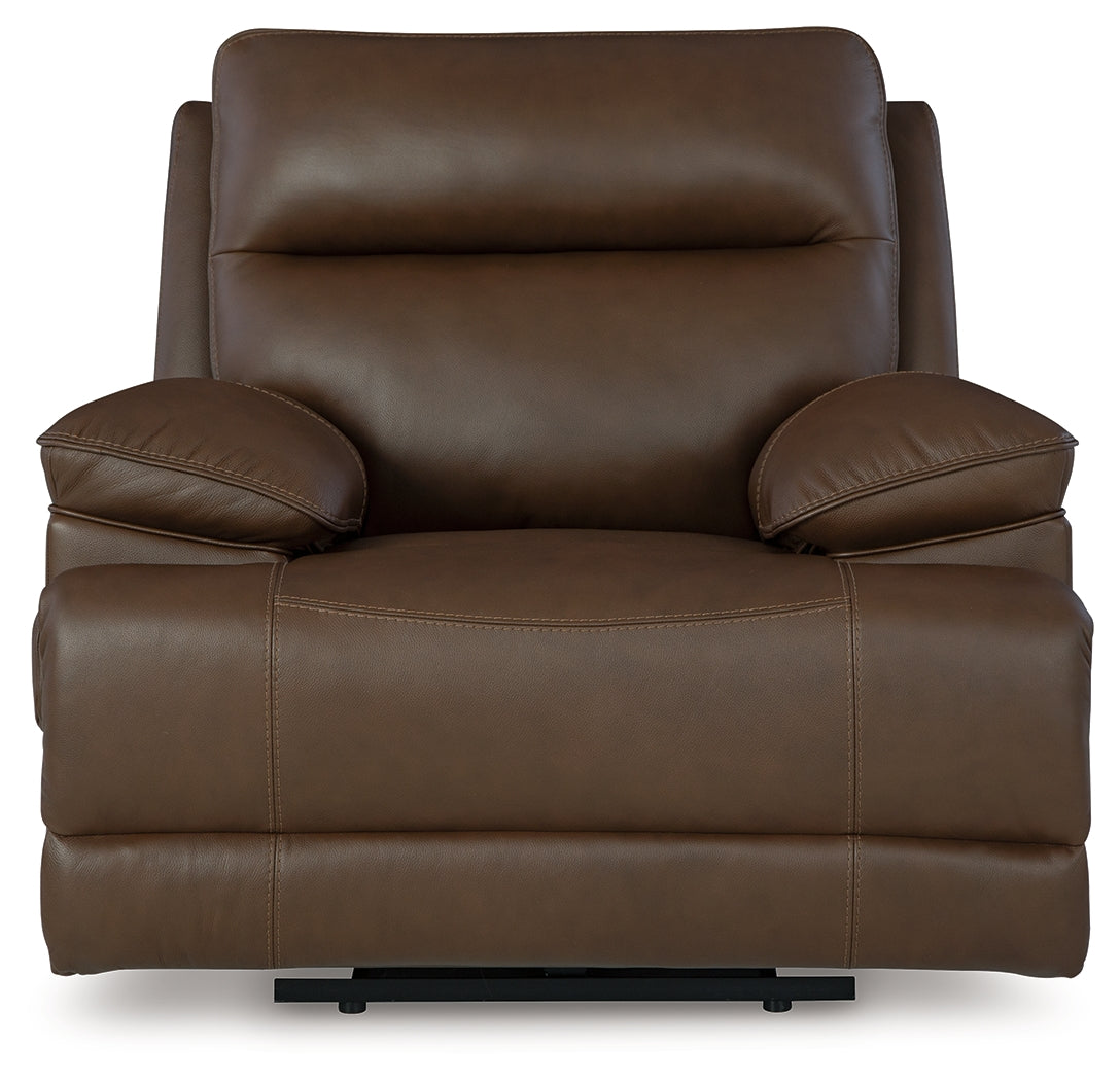 VonRyan Tobacco Power Recliner from Ashley - Luna Furniture
