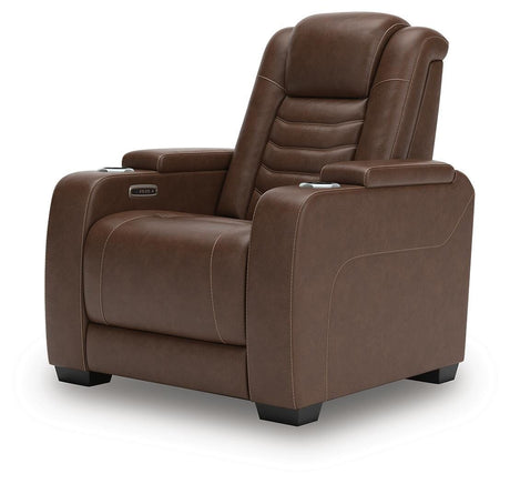 High Impact Tobacco Power Recliner from Ashley Furniture - Luna Furniture