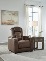 High Impact Tobacco Power Recliner from Ashley Furniture - Luna Furniture