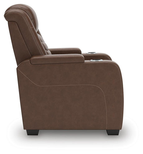 High Impact Tobacco Power Recliner from Ashley Furniture - Luna Furniture