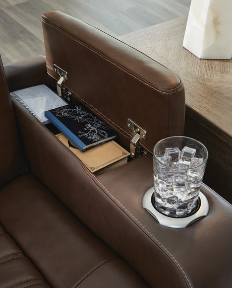 High Impact Tobacco Power Recliner from Ashley Furniture - Luna Furniture