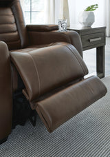 High Impact Tobacco Power Recliner from Ashley Furniture - Luna Furniture