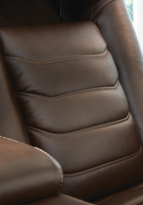 High Impact Tobacco Power Recliner from Ashley Furniture - Luna Furniture