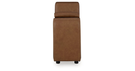 Magic Man Caramel Console with Storage from Ashley Furniture - Luna Furniture