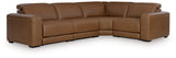 Magic Man Caramel 4-Piece Power Reclining Sectional from Ashley Furniture - Luna Furniture