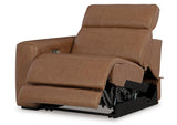 Magic Man Caramel 2-Piece Power Reclining Loveseat from Ashley - Luna Furniture
