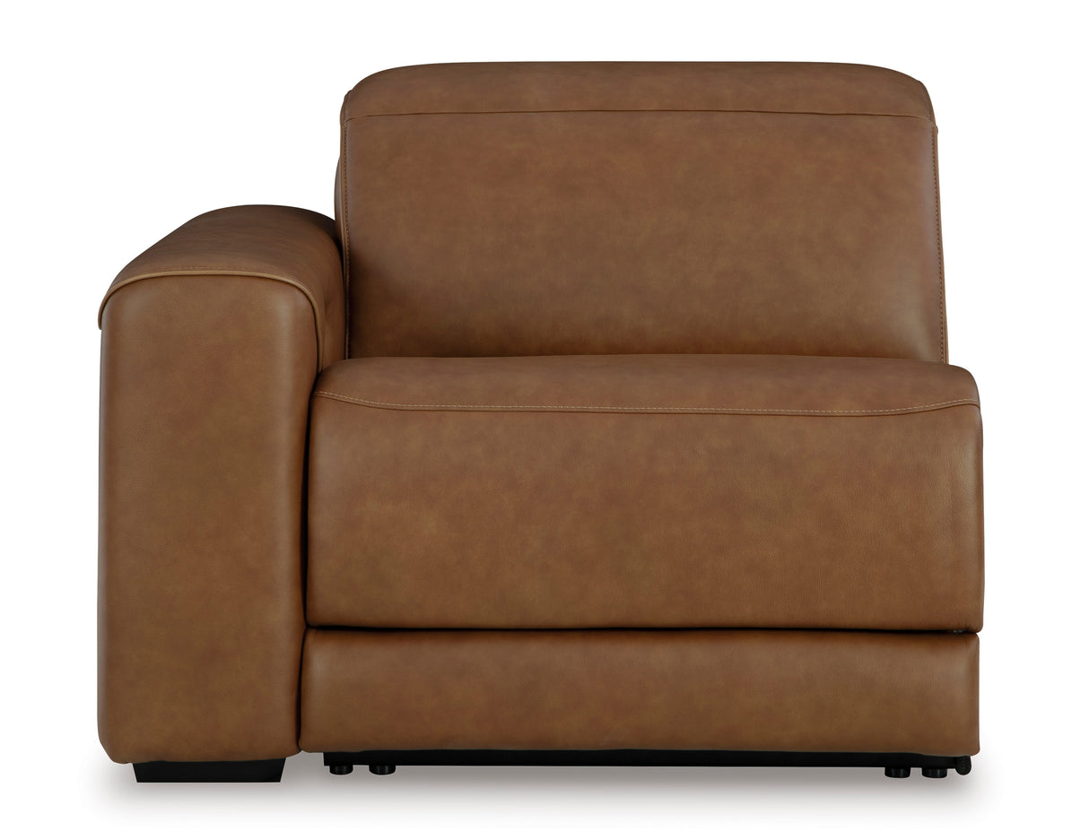 Magic Man Caramel 2-Piece Power Reclining Loveseat from Ashley - Luna Furniture