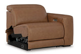 Magic Man Caramel 2-Piece Power Reclining Loveseat from Ashley - Luna Furniture