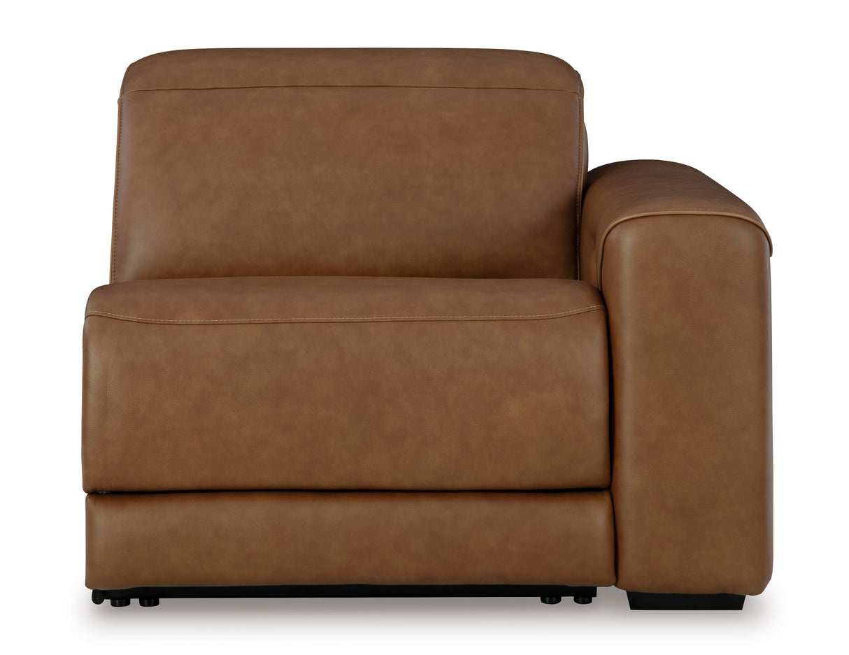 Magic Man Caramel 2-Piece Power Reclining Loveseat from Ashley - Luna Furniture