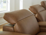Magic Man Caramel 2-Piece Power Reclining Loveseat from Ashley - Luna Furniture