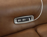 Magic Man Caramel 2-Piece Power Reclining Loveseat from Ashley - Luna Furniture