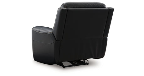5Z-Comfort Onyx Power Recliner from Ashley - Luna Furniture