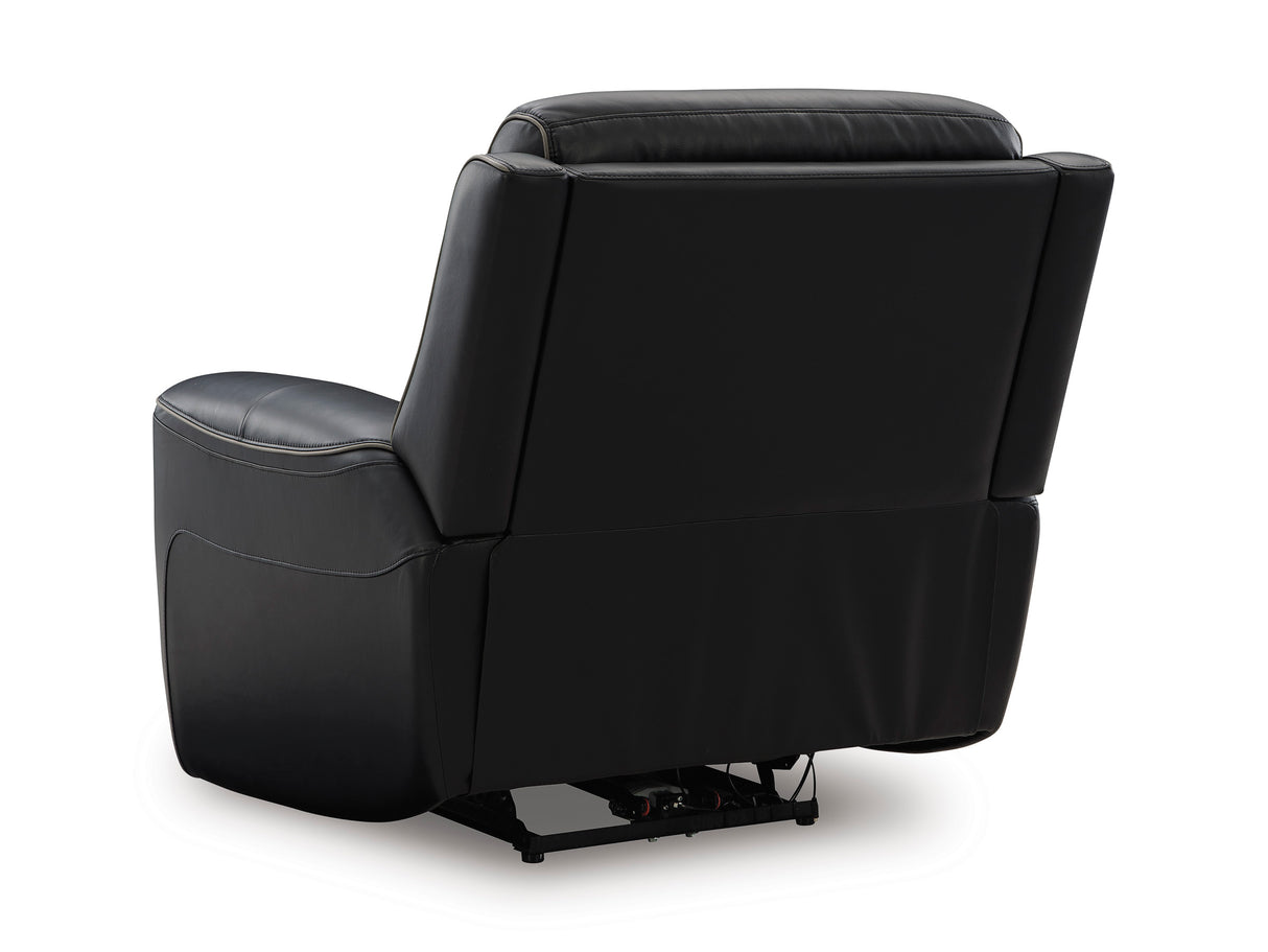 5Z-Comfort Onyx Power Recliner from Ashley - Luna Furniture