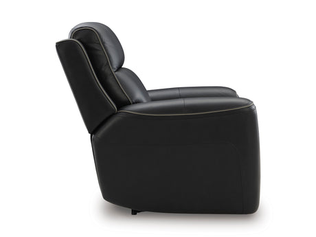 5Z-Comfort Onyx Power Recliner from Ashley - Luna Furniture
