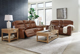 Healy Pier Chocolate Power Reclining Living Room Set from Ashley - Luna Furniture