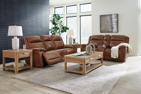 Healy Pier Chocolate Power Reclining Living Room Set from Ashley - Luna Furniture