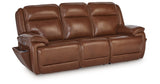 Healy Pier Chocolate Power Reclining Sofa from Ashley - Luna Furniture