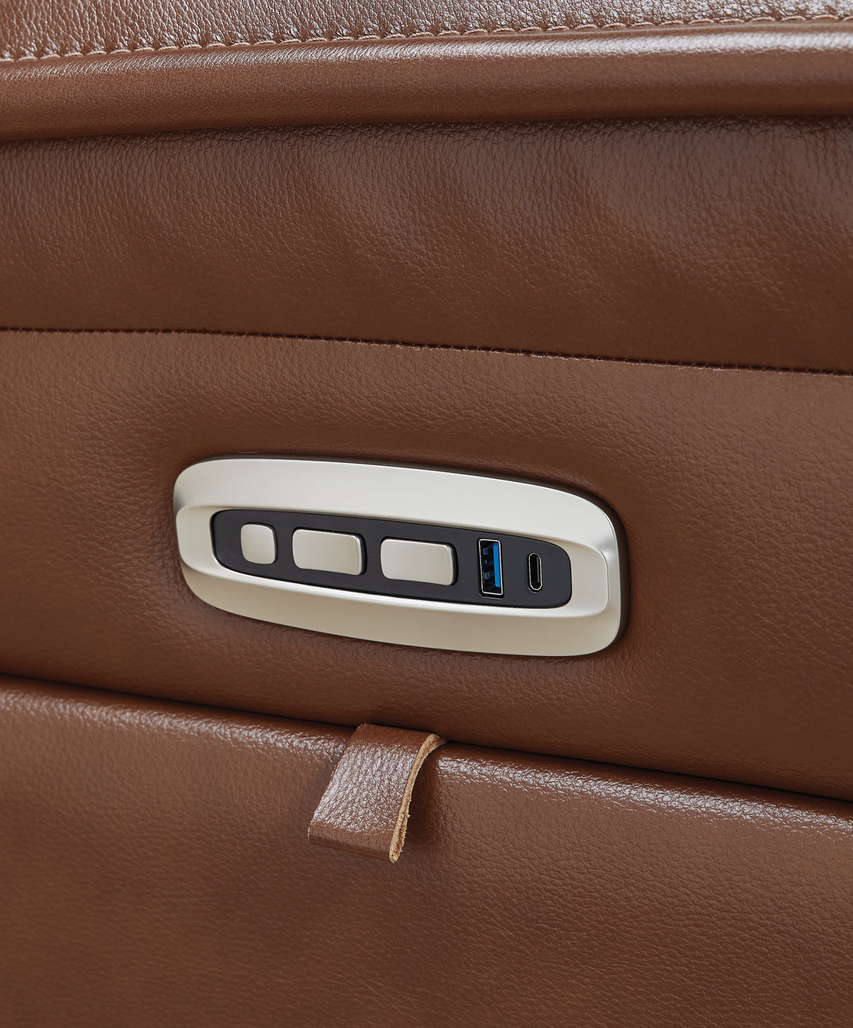 Healy Pier Chocolate Power Reclining Loveseat with Console from Ashley - Luna Furniture