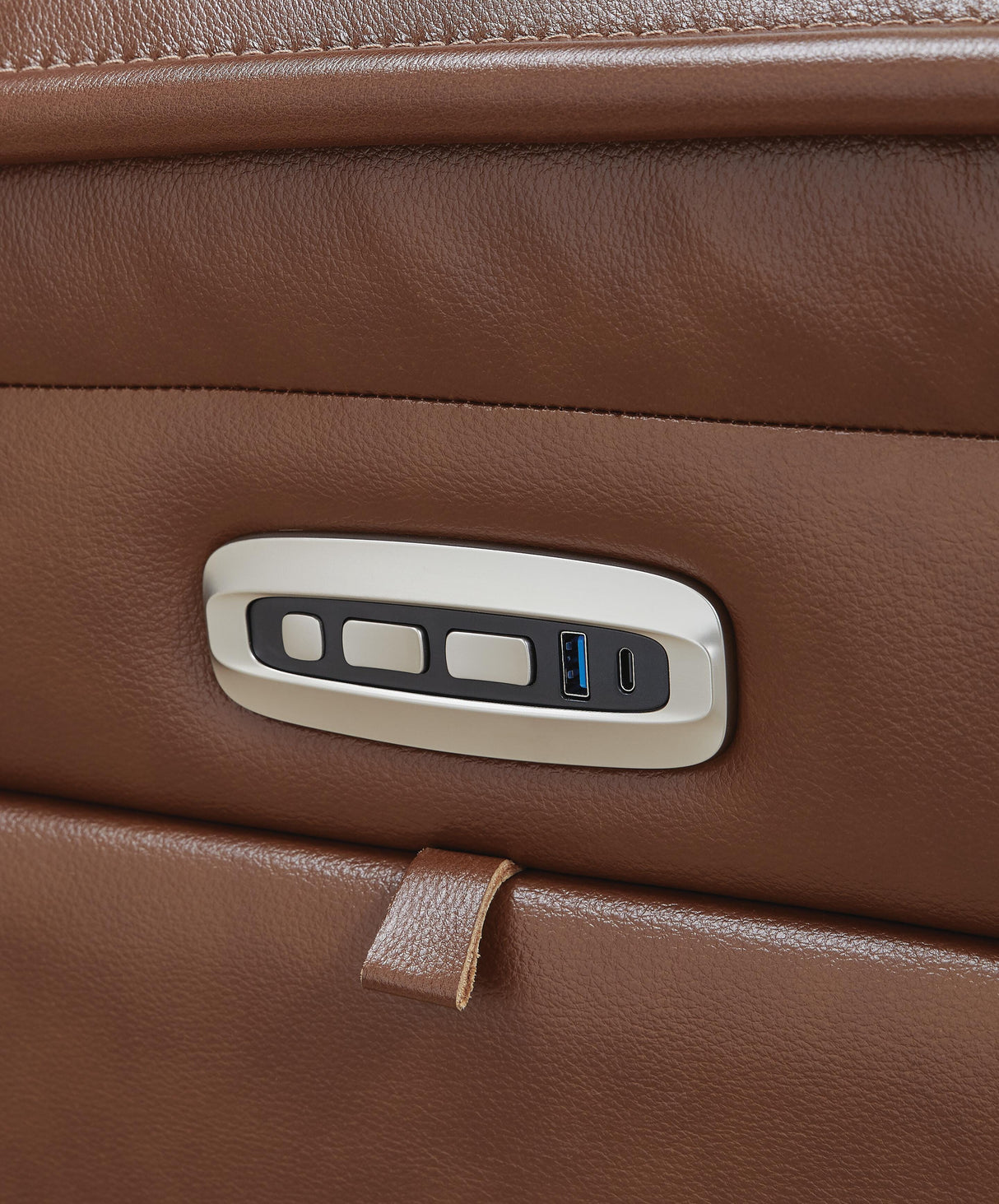 Healy Pier Chocolate Power Reclining Loveseat with Console from Ashley - Luna Furniture