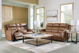 Knightington Caramel Power Reclining Living Room Set from Ashley - Luna Furniture