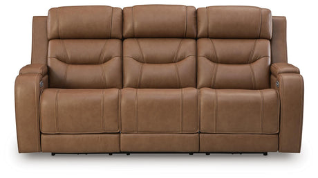 Knightington Caramel Power Reclining Living Room Set from Ashley - Luna Furniture