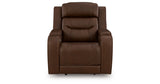 Knightington Brown Power Recliner with Audio Seating from Ashley Furniture - Luna Furniture