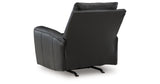 Glossmore Black Recliner from Ashley - Luna Furniture