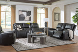 Glossmore Black Reclining Living Room Set from Ashley - Luna Furniture