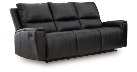 Glossmore Black Reclining Sofa from Ashley - Luna Furniture