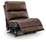 Bleckley Espresso Power Armless Recliner from Ashley Furniture - Luna Furniture