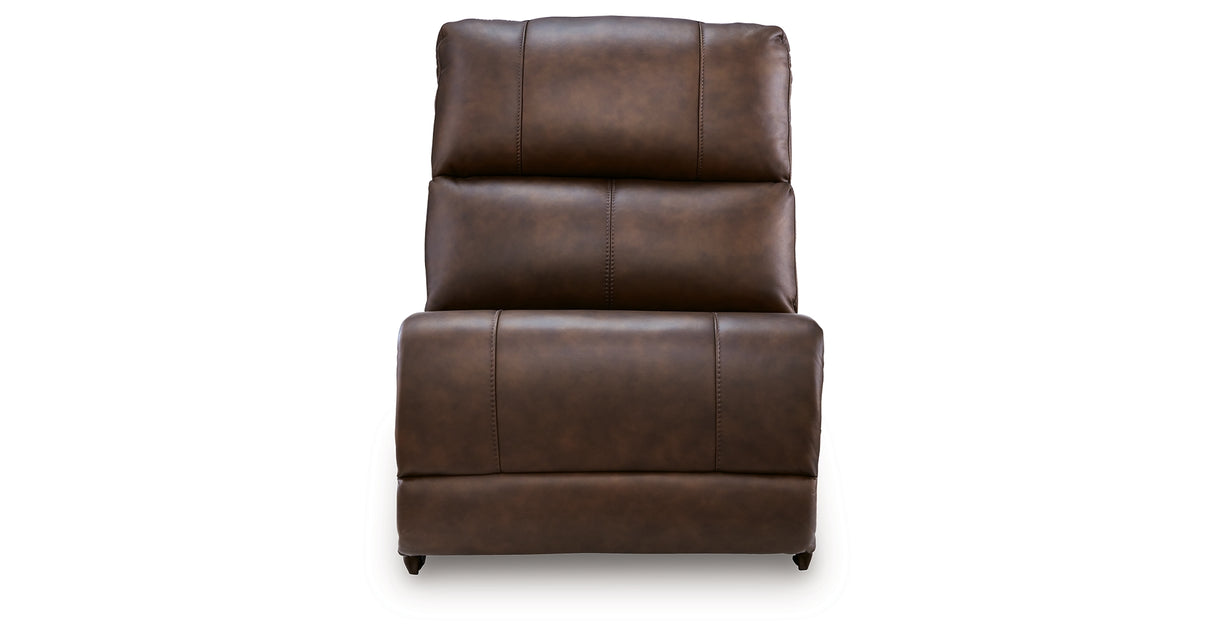 Bleckley Espresso Armless Chair from Ashley Furniture - Luna Furniture