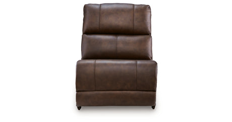 Bleckley Espresso Armless Chair from Ashley Furniture - Luna Furniture