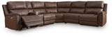 Bleckley Espresso 6-Piece Power Reclining Sectional from Ashley - Luna Furniture