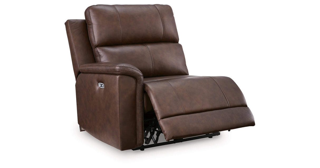 Bleckley Espresso Left-Arm Facing Power Recliner from Ashley - Luna Furniture