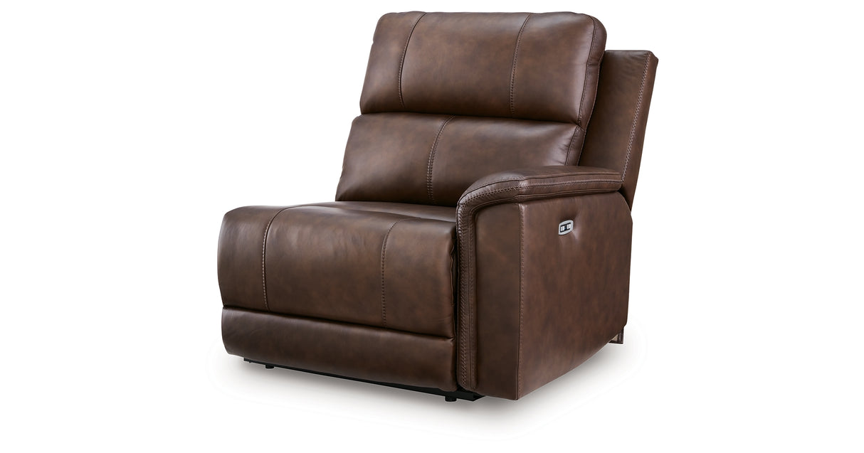 Bleckley Espresso Right-Arm Facing Power Recliner from Ashley Furniture - Luna Furniture