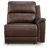 Bleckley Espresso Right-Arm Facing Power Recliner from Ashley Furniture - Luna Furniture
