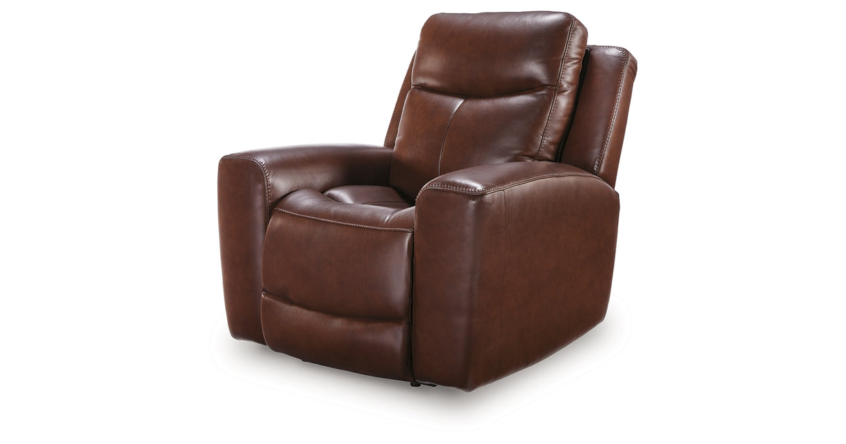 Next Move Mahogany Power Recliner from Ashley Furniture - Luna Furniture